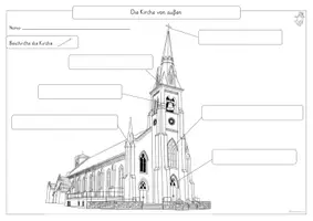 Vorschau - Stundenentwürfe - Die Kirche von außen - Unterrichtsstunde - Seite 2