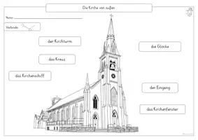 Vorschau - Stundenentwürfe - Die Kirche von außen - Unterrichtsstunde - Seite 3