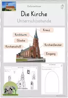Vorschau - Stundenentwürfe - Die Kirche von außen - Unterrichtsstunde - Deckblatt