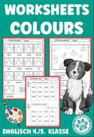 Vorschau - Arbeitsblätter - Colours Worksheets Englisch 4. Klasse 5. Klasse - Deckblatt