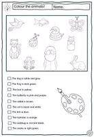 Vorschau - Arbeitsblätter - Colours Worksheets Englisch 4. Klasse 5. Klasse - Seite 2
