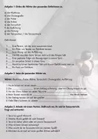 Vorschau - Arbeitsblätter - Tanz-Wortschatz - Deckblatt