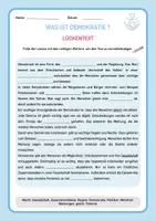 Vorschau - Stundenentwürfe - Demokratie Politik & Ethik - 90 Min. Einheit 6.-8. Klasse - Seite 1