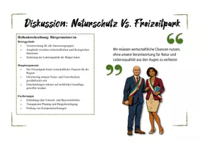 Vorschau - Arbeitsblätter - Rollendiskussion: Freizeitpark im Wald – Natur schützen oder Chance für die Region? (Sek. I) - Seite 3