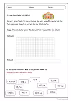 Vorschau - Arbeitsblätter - Materialpaket Längen - Umrechnung, Sachaufgaben - Seite 3