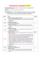 Vorschau - Unterrichtsreihen - Basketball 5. Klasse - Reihenplanung & Prüfungsbogen - Seite 1
