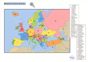 Vista previa - Unidades / Secuencias / Situaciones de Aprendizaje - XEOGRAFÍA EUROPA- Caderno de actividades (6º Primaria) - página 2