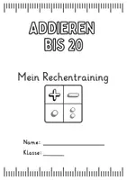 Vorschau - Arbeitsblätter - Addieren bis 20 | Mein Rechentraining | Klasse 1-2 | A3 - Seite 2