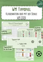 Vorschau - Arbeitsblätter - Fußball WM Tippspiel - WM 2026 - Deckblatt