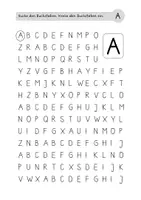 Vorschau - Arbeitsblätter - Suche den Buchstaben. Mein erstes Buchstabenheft - Seite 3