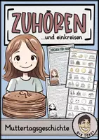 Vorschau - Arbeitsblätter - Muttertag Geschichte - Deckblatt