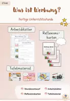 Vorschau - Stundenentwürfe - Was ist Werbung? - Fertige Unterrichtsstunde - Deckblatt