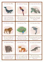 Vorschau - Spiele - Zootiere/ Wilde Tiere - Lesespiel "Ich habe... Wer hat...?" - Seite 2