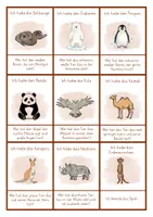 Vorschau - Spiele - Zootiere/ Wilde Tiere - Lesespiel "Ich habe... Wer hat...?" - Seite 3