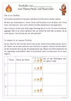 Vorschau - Unterrichtsreihen - Feuer und Feuerwehr Portfolio, Portfolioarbeit, Stationen - Seite 2