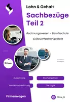 Vorschau - Präsentationen/Tafelbilder - Firmenwagen 1% Regelung Sachbezüge - Deckblatt