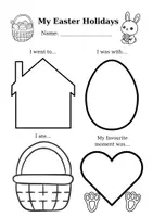 Προεπισκόπηση - Φύλλα εργασίας - My Easter Holidays | Draw and Tell (pre-A1, A1) - Σελίδα 2