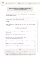Vorschau - Arbeitsblätter - Klassenarbeit - Materialgestützte Argumentation inkl. Bewertungsbogen - Lineare Erörterung - Deutsch - Seite 1