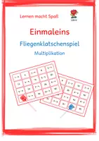Vorschau - Spiele - Einmaleins: Fliegenklatschenspiel - Multiplikation - Deckblatt