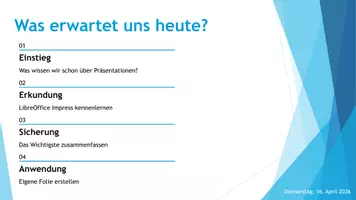Vorschau - Stundenentwürfe - Einführung in LibreOffice Impress - Seite 2