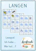 Vorschau - Spiele - Längen - Lesespiel "Ich habe... Wer hat...?" - Deckblatt