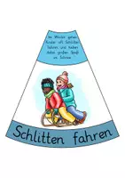 Vorschau - Anderer Materialtyp - Winter / Jahreszeiten: Legekreis (Bodenbild & Wortschatz) - Sachunterricht / Deutsch - Kl. 2/3 - Seite 2