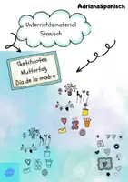 Vorschau - selbst erstellte Cliparts/Grafiken - Sketchnotes Muttertag - Deckblatt