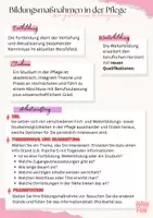 Vorschau - Arbeitsblätter - Fort- und Weiterbildungen in der Pflege - Deckblatt