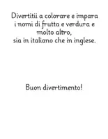 anteprima - Materiale interattivo - Frutta e Verdura da Colorare: Primi Disegni Bilingue - Pagina 2