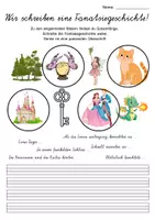 Vorschau - Arbeitsblätter - Fantasiegeschichte - Bildgeschichte - Seite 2