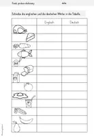 Vorschau - Arbeitsblätter - Englisch | Food - Seite 1