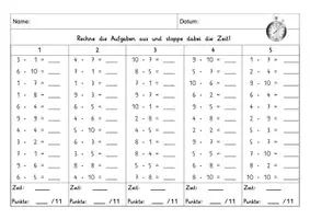 Vorschau - Arbeitsblätter - Einmaleins - Seite 3