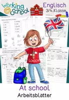 Vorschau - Arbeitsblätter - At school | Englisch | Grundschule | Klasse 3-4 - Deckblatt