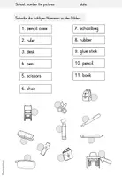 Vorschau - Arbeitsblätter - At school | Englisch | Grundschule | Klasse 3-4 - Seite 3