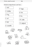 Vorschau - Arbeitsblätter - Animals | Englisch | Grundschule | Klasse 3-4 - Seite 3