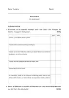 Vorschau - Klassenarbeiten - Klassenarbeit - Die Judenbuche (Anette von Droste-Hülshoff) - Seite 1