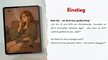 Vorschau - Arbeitsblätter - Cannabis Arbeitsblatt Wirkung Risiken Sucht Drogen AB5 Drogenprävention - Seite 2