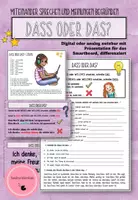 Vorschau - Arbeitsblätter - DASS ODER DAS - AB und Präsi - Deckblatt