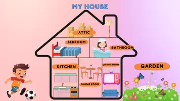 zapowiedź - Karta pracy "My house" - angielski dla dzieci 5–8 lat - obwoluta