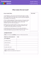 Vorschau - Stundenentwürfe - Writing Freebie | Strukturierte Texte schreiben A2–B1 - Seite 1