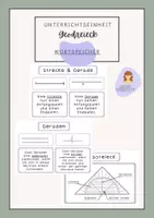 Vorschau - Poster - Geodreieck | Wortspeicher | Geometrie - Deckblatt