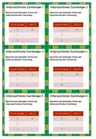 Vorschau - Stationenlernen - Antiproportionale Zuordnungen 36 Aufgabenkarten - Seite 3