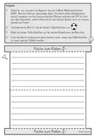 Vorschau - Mal- und Bastelvorlagen - Fußball WM 2026 Reporter Kreatives Schreiben Weltmeisterschaft 26 - Seite 1