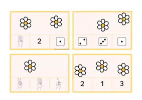 Aperçu - Jeux - Cartes à Pinces dénombrement 1-3 printemps - Page 3