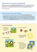 Vorschau - Mal- und Bastelvorlagen - Lass uns basteln – Ausschneiden und Kleben ab 3 Jahre – Einhörner - Seite 1