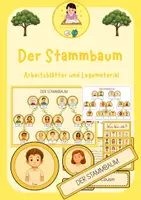 Vorschau - Arbeitsblätter - Der Stammbaum - Legematerial, Spiele und Arbeitsblätter - Deckblatt