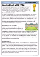 Vorschau - Arbeitsblätter - Leseverstehen mit Sachtexten - Die Fußball WM 2026 | Fußball Weltmeisterschaft (Klasse 3-5) - Seite 2