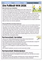 Vorschau - Arbeitsblätter - Leseverstehen mit Sachtexten - Die Fußball WM 2026 | Fußball Weltmeisterschaft (Klasse 3-5) - Seite 3