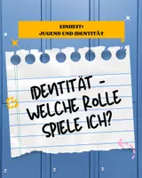 Vorschau - Arbeitsblätter - Stunde 1 — Identität: Welche Rolle spiele ich? - Deckblatt
