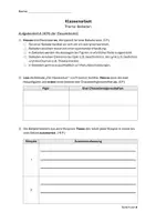 Vorschau - Klassenarbeiten - Klassenarbeit zur Ballade "Der Handschuh" (Friedrich Schiller) - Seite 1